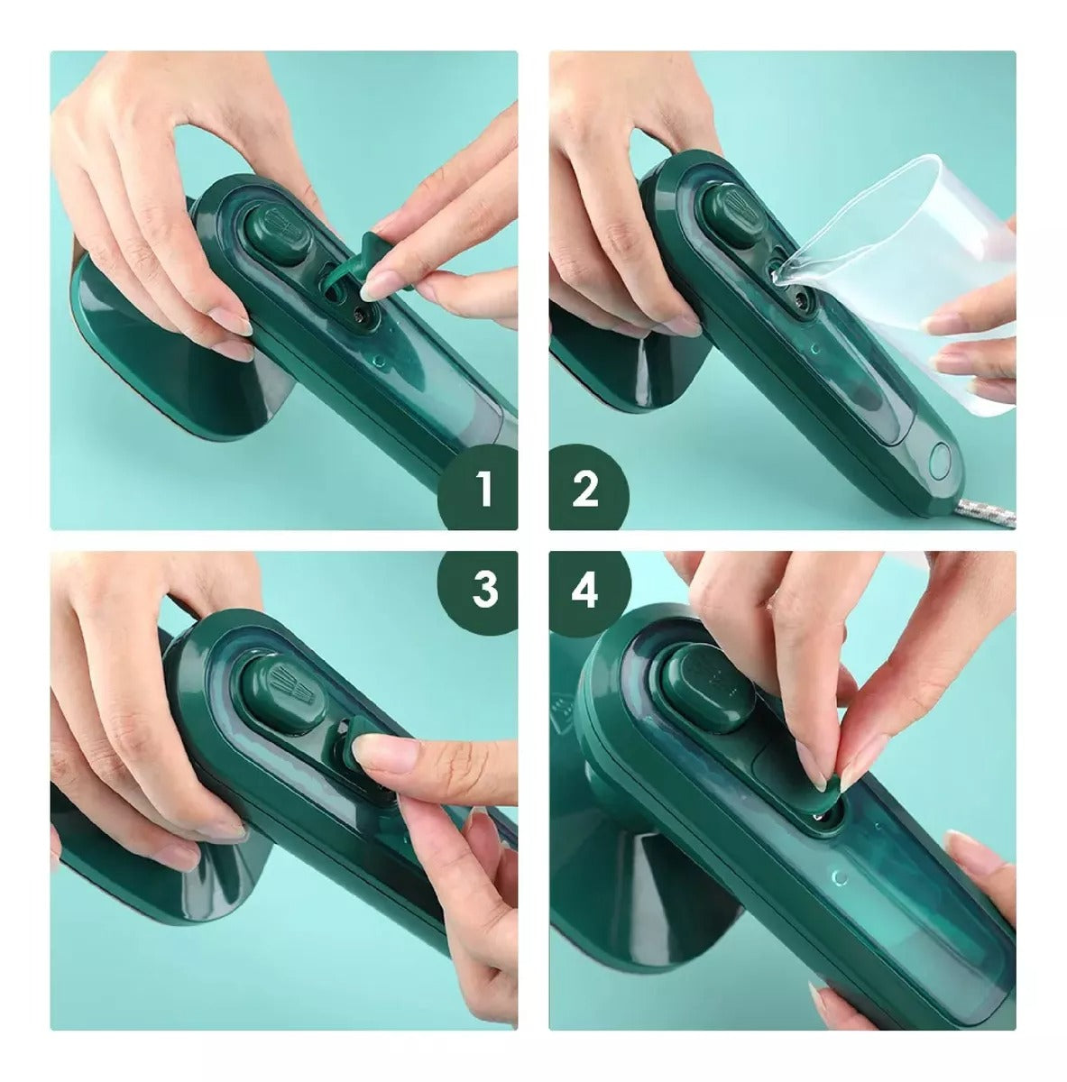 Mini Plancha Vapor De Ropa Viajera Porta